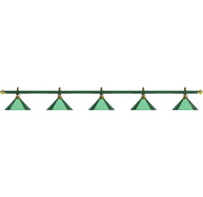 Лампа на пять плафонов Allgreen D35 (зеленая)