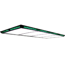 Лампа плоская люминесцентная Flat II (зелен., 15 неон тр.) 3000x1200x75