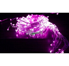 Гирлянда Branch light 1,5 м цвет розовый, провод прозрачная проволока