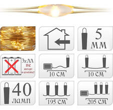  , 40 -  LED-, 2 ,  ,  (3), Koopman International