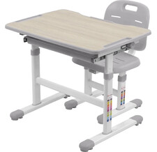   +   FunDesk Capri Grey-w Cubby