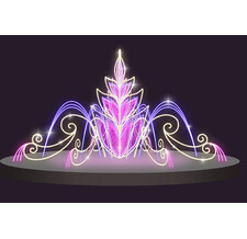 Световой фонтан Decois фиолетовый, 4х8м