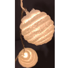 Светодиодная гирлянда-шарики Ferrara 4.6 м, 24 теплых белых лампы, прозрачный ПВХ, IP20 Kaemingk